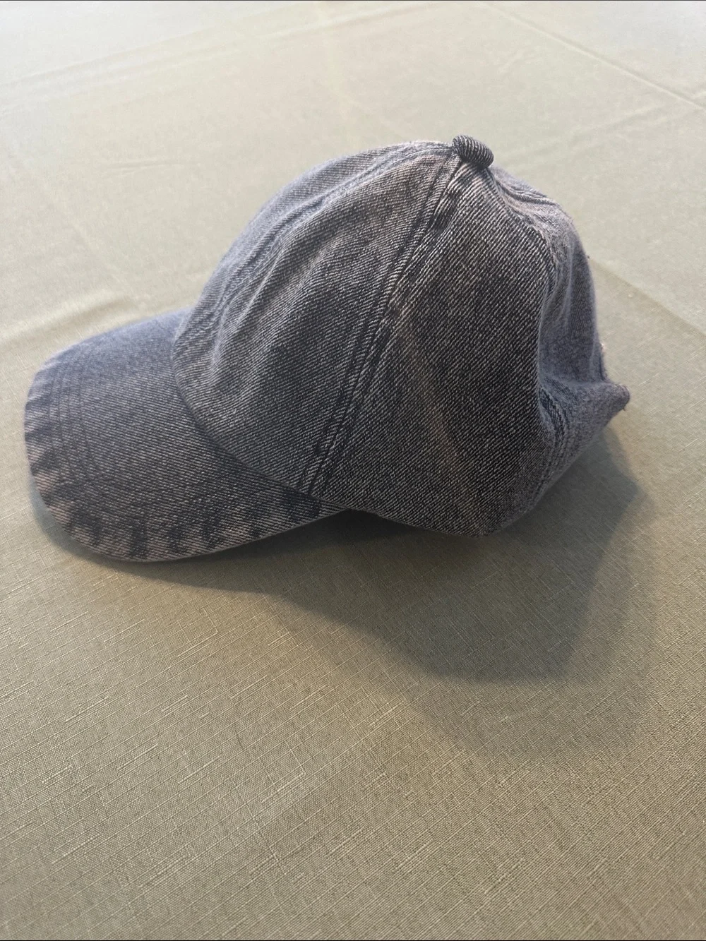 Sonoma Washed Denim Baseball Cap in Navy